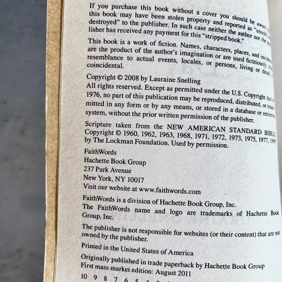 One Perfect Day: A Novel - Book by Lauraine Snelling - Picture 5 of 7